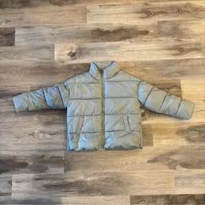 Kids Gray Puffer Jacket